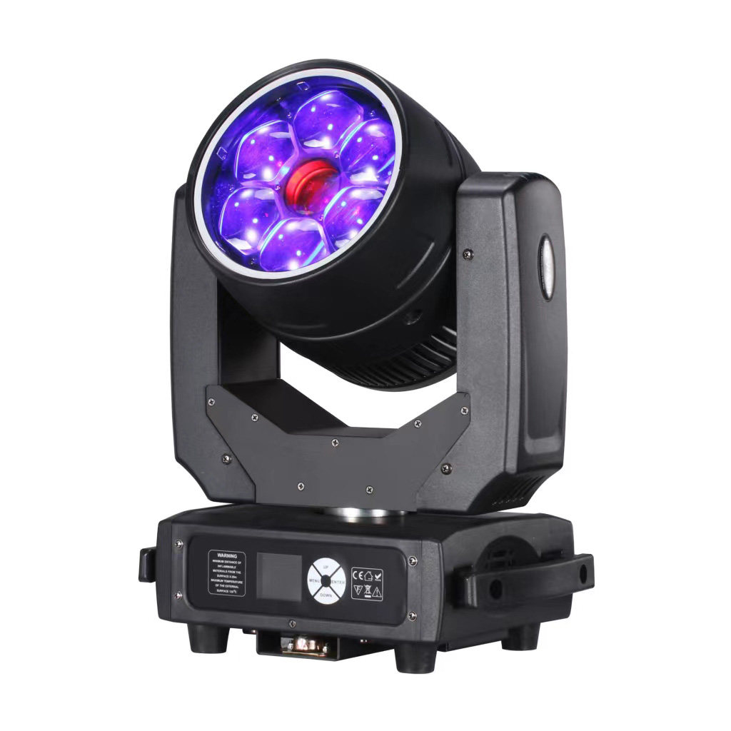 6X40W +60W FX WASH ZOOM  kaleidoscope effect  With DMX and IR control HS-LMW64060K